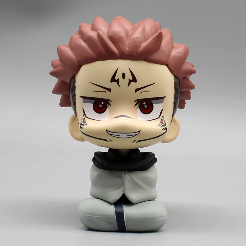 10.5cm Jujutsu Kaisen Sitting Position Look Up Figure Model Statue Boys Collection Desktop Decoration Ornament Toys Gifts