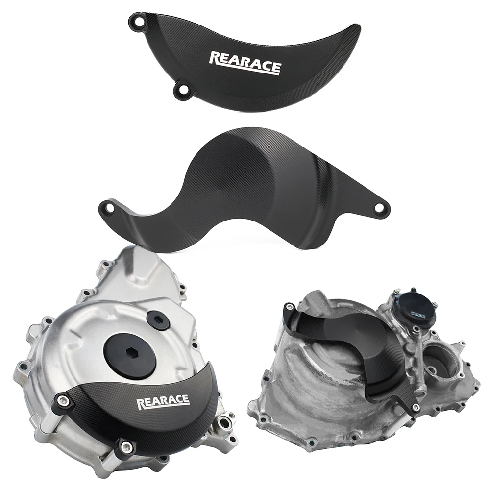 

Fit For Yamaha Raptor 700R 2009-2024 Raptor 700 YFM700RSE Motorcycle Clutch &Engine Cover Guards Right and Left Engine Protector