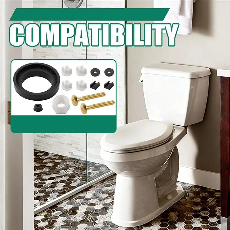 [TRENDING OFFER] Tank To Bowl Bolt& Gasket Kit(99-660) For Gerber Toilets- Replacement Parts For Efficient Repair