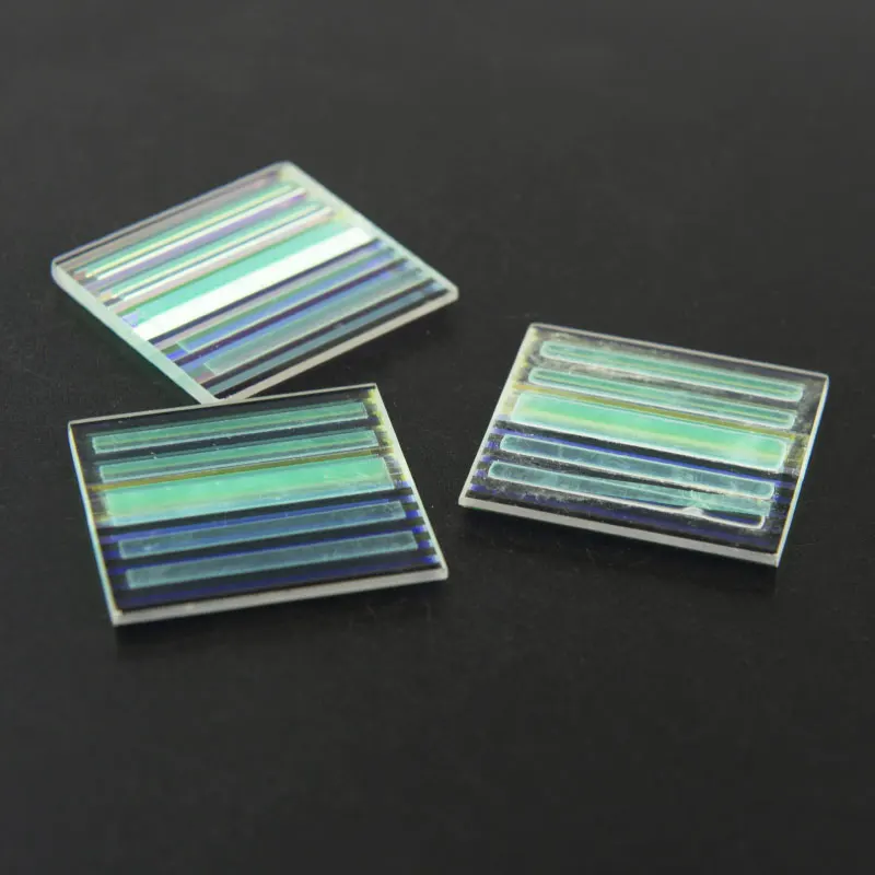 2pcs Defective Dichroic X-cube Optical Prism Cube RGB Splitter Refracted Light Photography