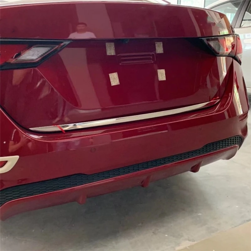 

WELKINRY For Nissan Sentra B18 8th Gen 2020-2025 Sylphy 4th Gen Car Tail Rear Box Gate Back Door Trunk Boot Lid Lower Cover Trim
