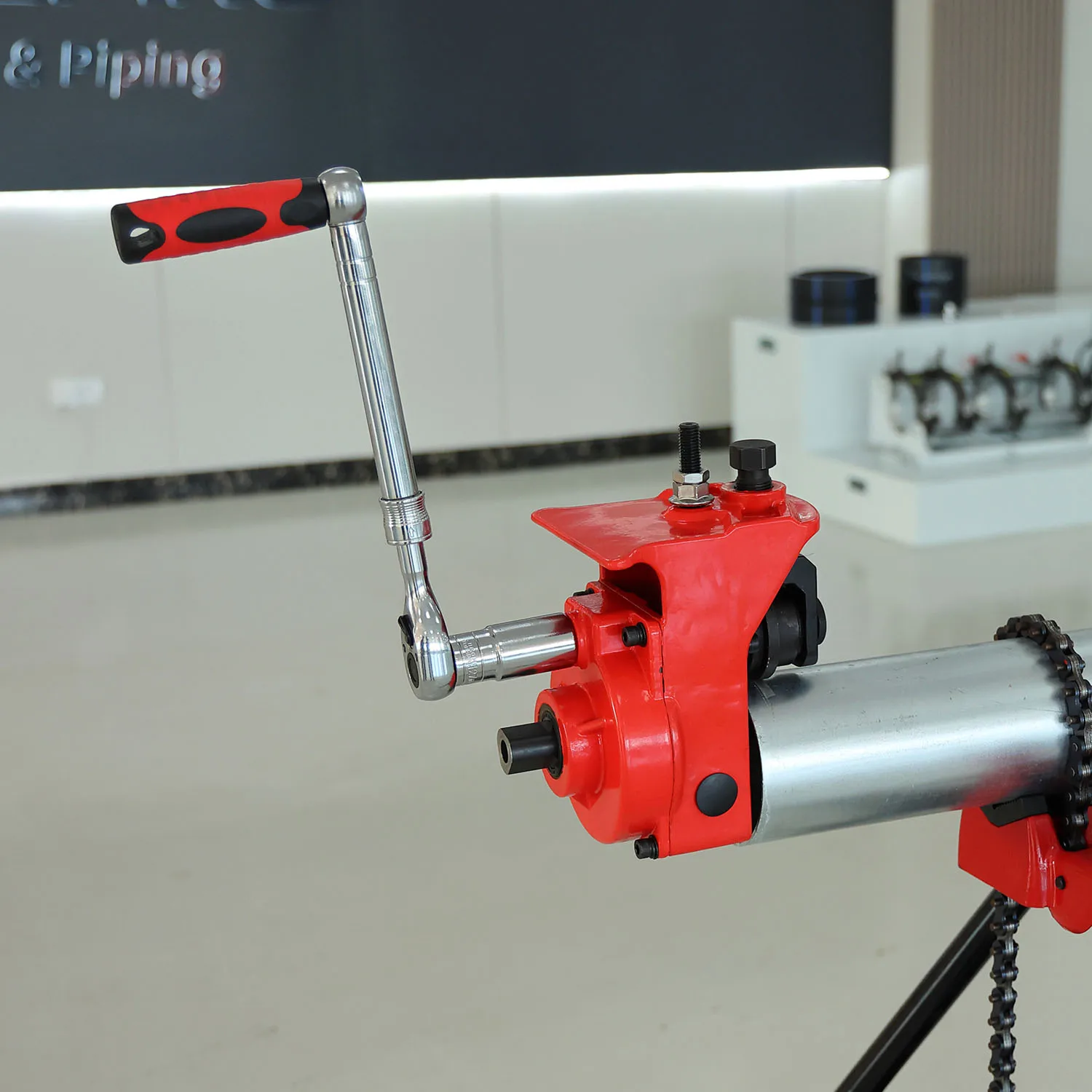 For Steel Pipe SCH10/SCH40 1 1/4"-6 " Economic Manual Roll Groover