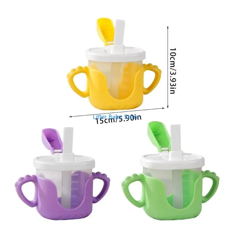 N80C التعليمية للأطفال شرب كوب الطفل درينكوير لطيف الطفل كوب الحليب شرب كوب #6