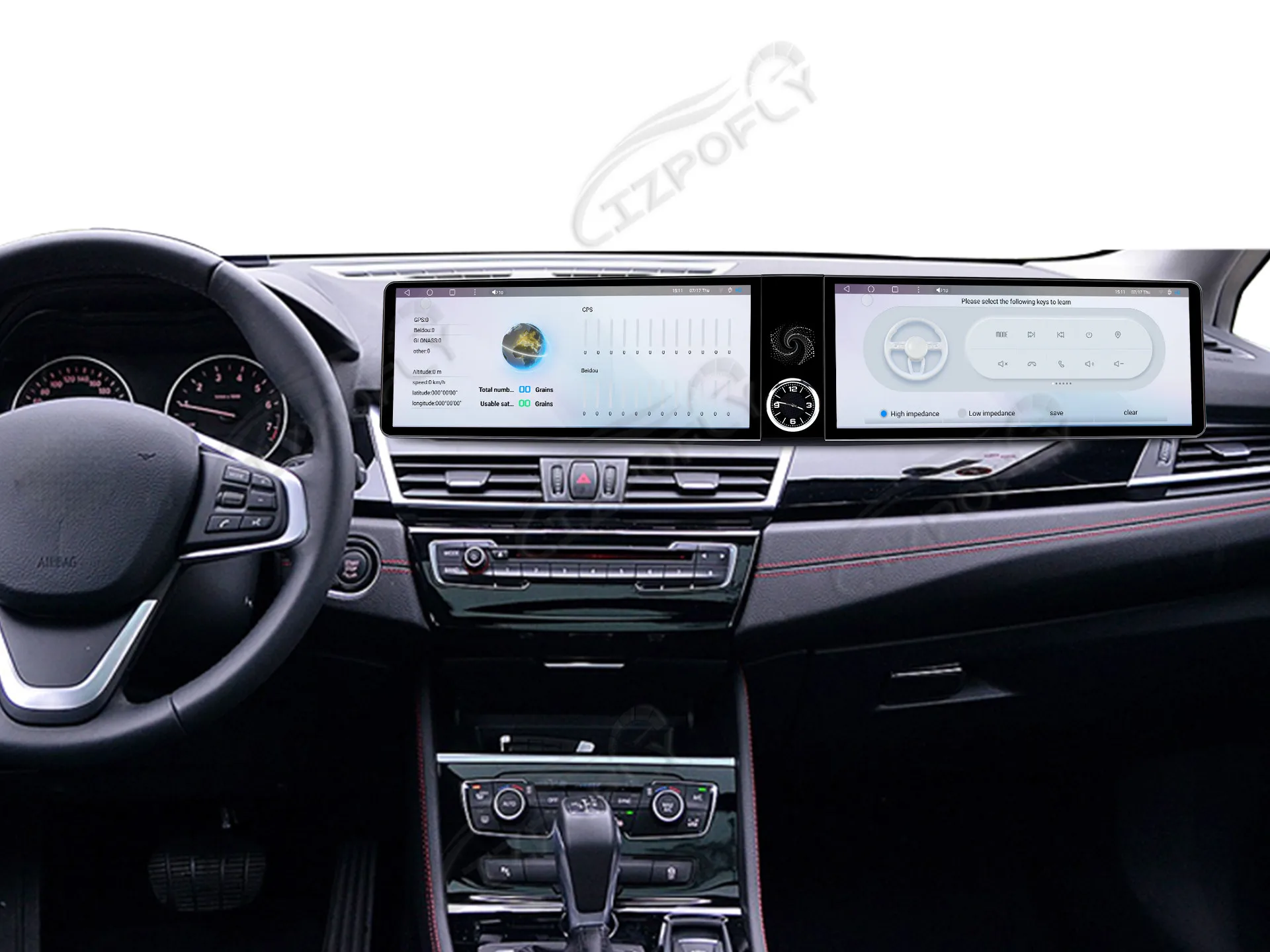 Car GPS Multimedia Player Dual 12.3 Inch Android 13 Player For BMW 2 Series Touring 2013-2017 NBT Vertical Tesla Screen CARPLAY