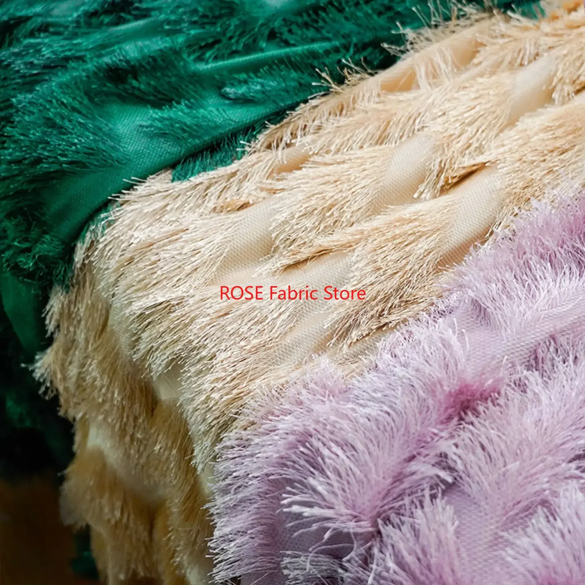Tela con Patrón en Relieve y Flecos Largos a la Moda para Vestidos, Blusas y Diseños de Disfraces para Niñas