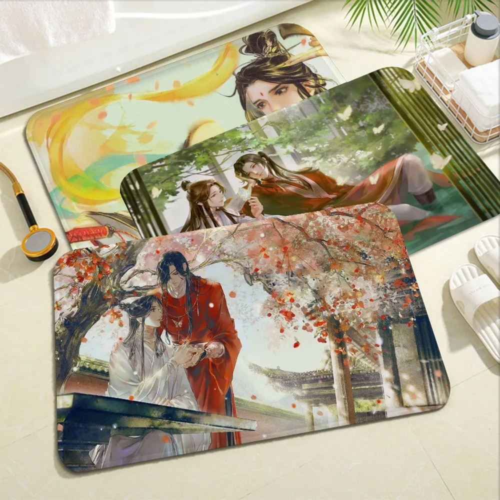 

Tian Guan Ci Fu Floor Mat Bathroom Mat Anti-slip Absorb Water Long Strip Cushion Bedroon Mat Welcome Doormat