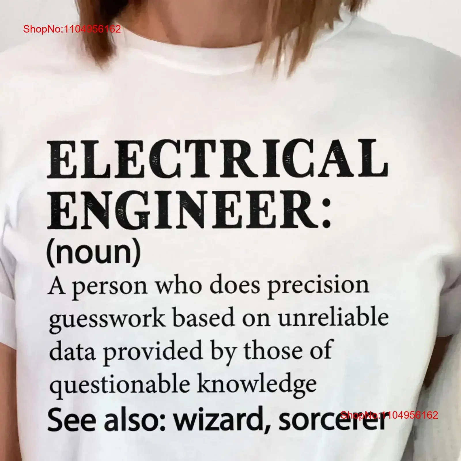 Camiseta de definición de ingeniero eléctrico, tecnología para ingenieros, divertida ingeniería para hombres, vintage, lavada, estirada, versátil