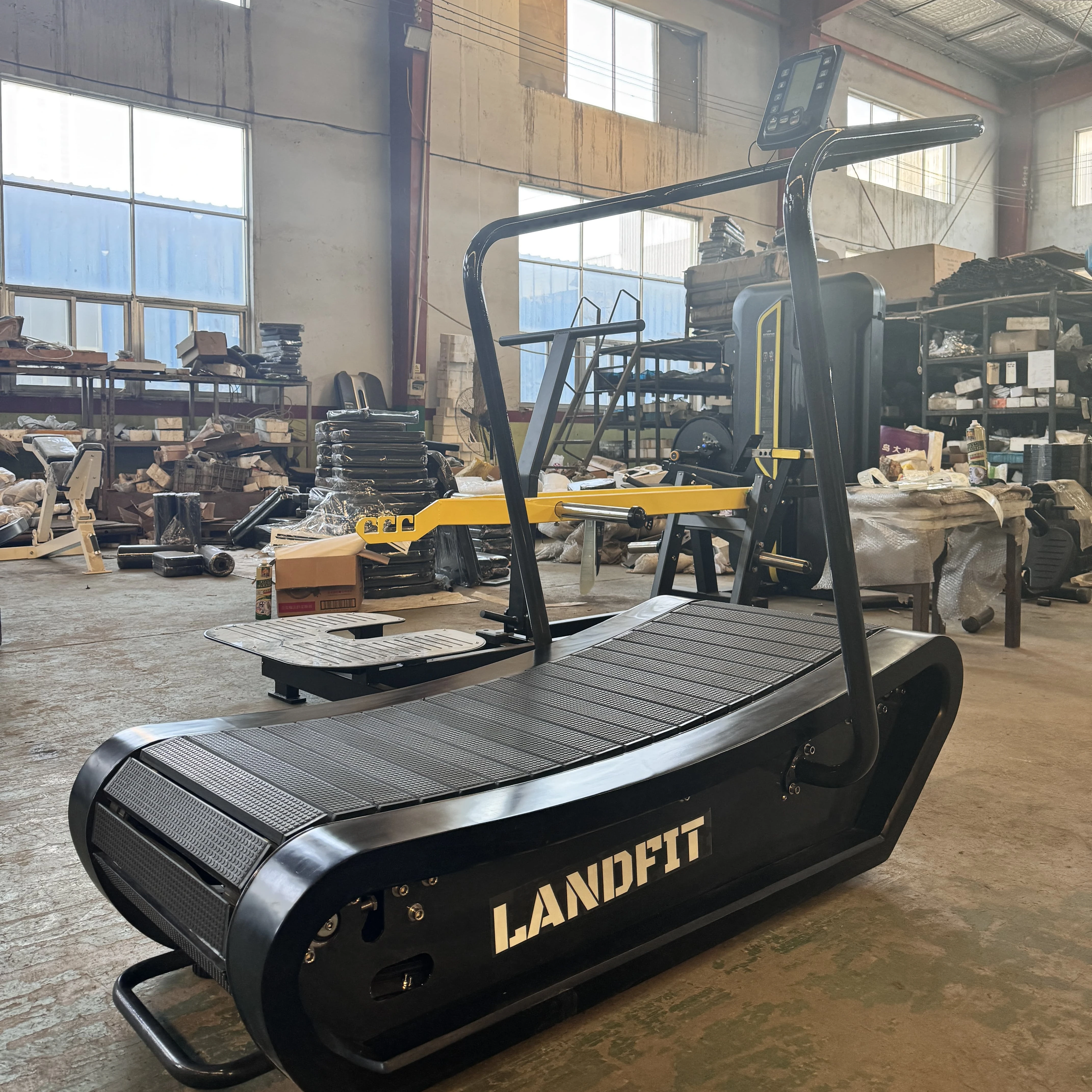 Gym Equipment Treadmill Price in China Curved Treadmill Self-Powered Treadmill with LED Screen