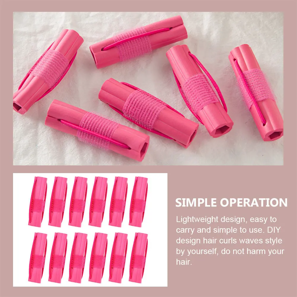 18Pcs Sponge Hair Rollers for Wavy Curls – Gentle Heatless Curling Set for Home Use & DIY Styling