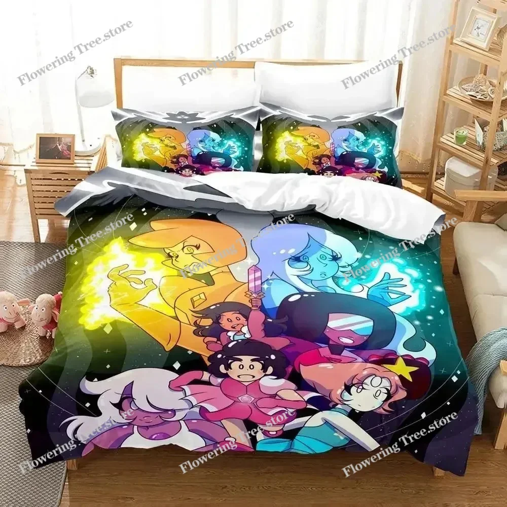 

3d Unicorn Pattern Duvet Cover with Pillowcase Bedding Set Adult Kids Cartoon Bed Linen Single Double Twin Full Queen King Size