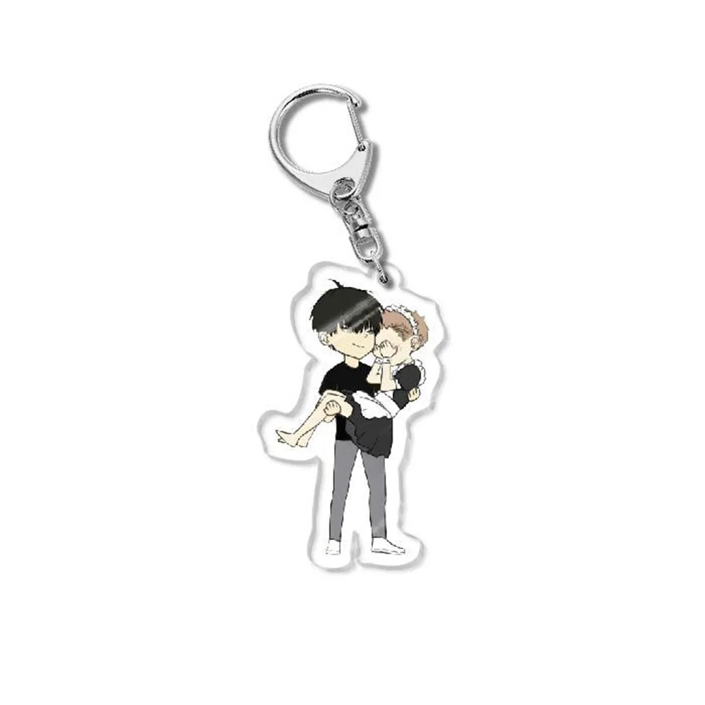 15CM Anime 19 Days BL Acrylic Keychain Pendant Old Xian Hetian Jian Yi Cosplay Cartoon Figures Keyrings Holder Bag Car