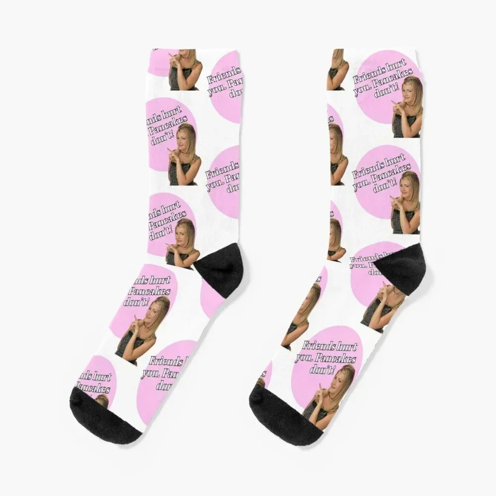 

Friends hurt you. Pankakes don't! Socks snow tennis compression sheer Girl'S Socks Men's
