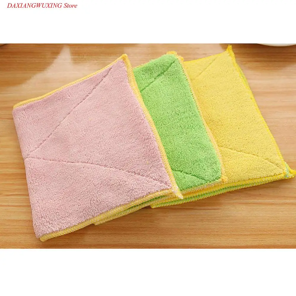 NewKitchen Cleaner Absorbent Towel  Wipping Washing Rags Car Cleaning Towel Cloth Bath Dust Face Hair Hand Dryer Towel