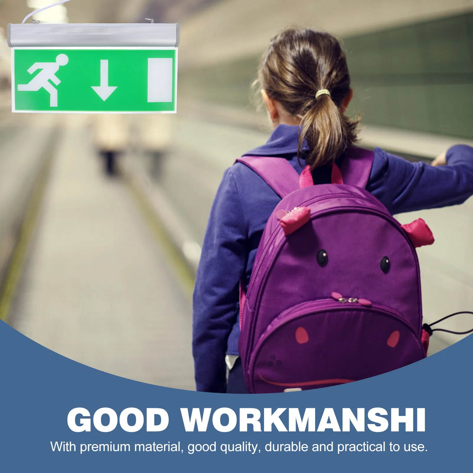 1-個-led-緊急出口灯安全脱出標識緊急ランプオフィス学校ホテルスーパーマーケット避難誘導標識用