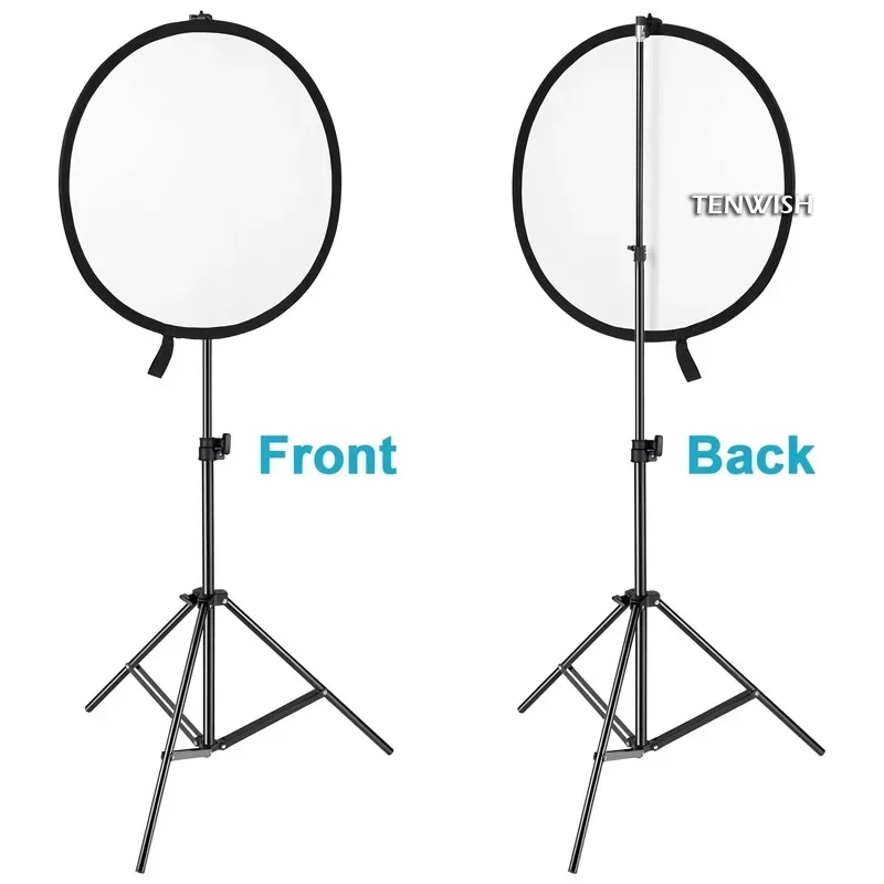 Clipe refletor para estúdio de fotografia, fundo de vídeo, softbox, suporte de disco, adaptador para suporte de luz