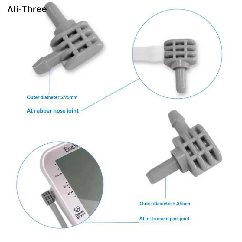 1Pcs Digital Blood Pressure Monitor Arm Cuff Sleeve Single Tube Connector Replacement For Arm Tonometer Sphygmomanometer