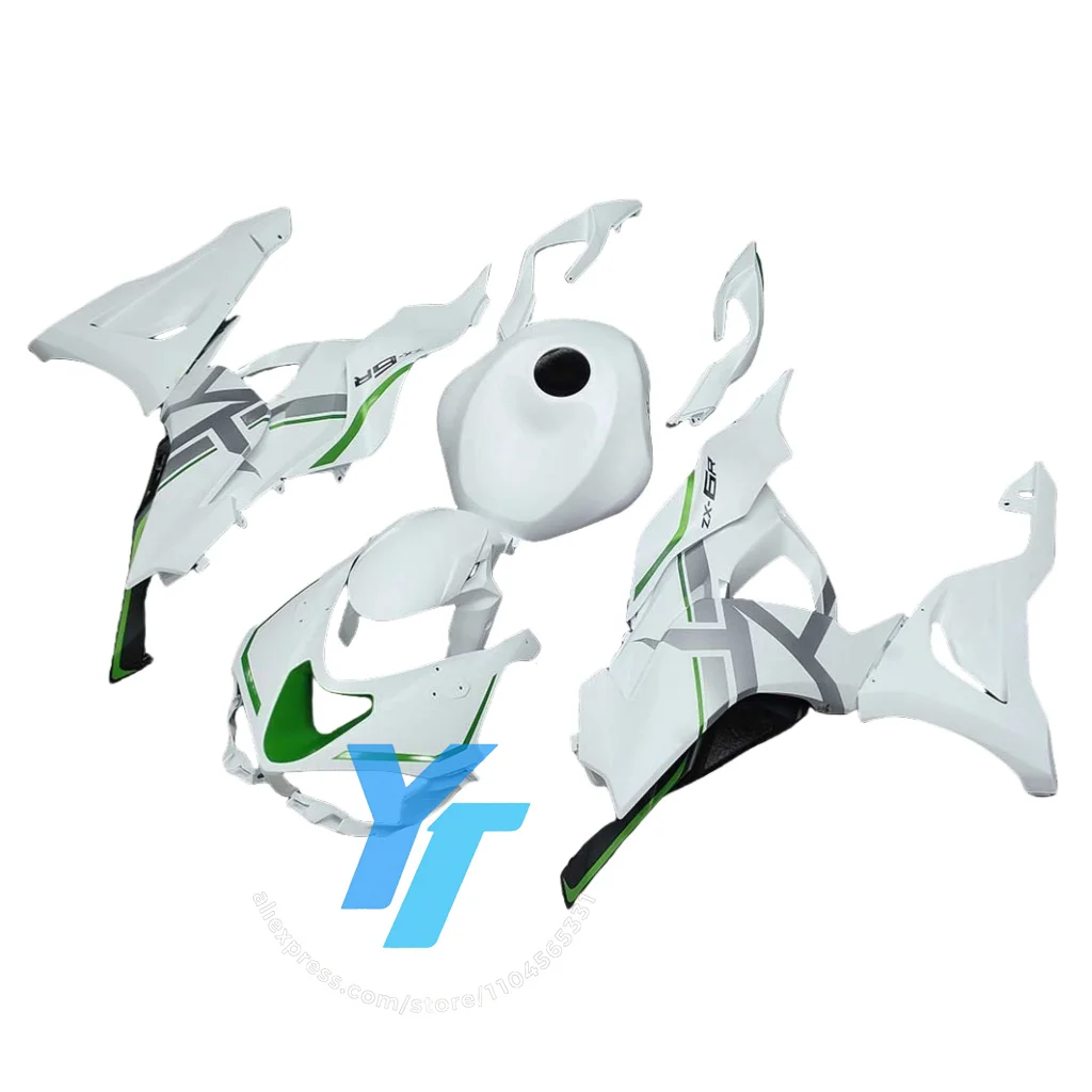 لـ KAWASAKI ZX-6R 2024-2025 مجموعة القلنسوة هدية - حقن ABS مصبوب، استبدال عالي الجودة