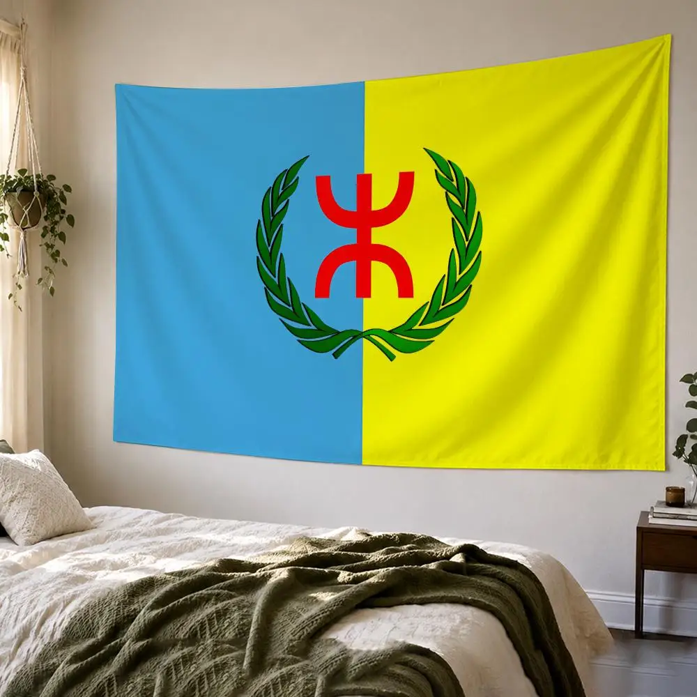 A-Amazigh Berber Cool Tapestry Bedroom Living Room Bar Party House Home Dorm Interior Wall Decor Background Banner