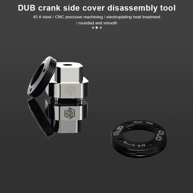 Bicycle Crank Arm Remover Wrench For SRAM DUB BB30 Stainless Steel MTB Road Bike Crank Arm Bolt Cap Installation Removal Tool