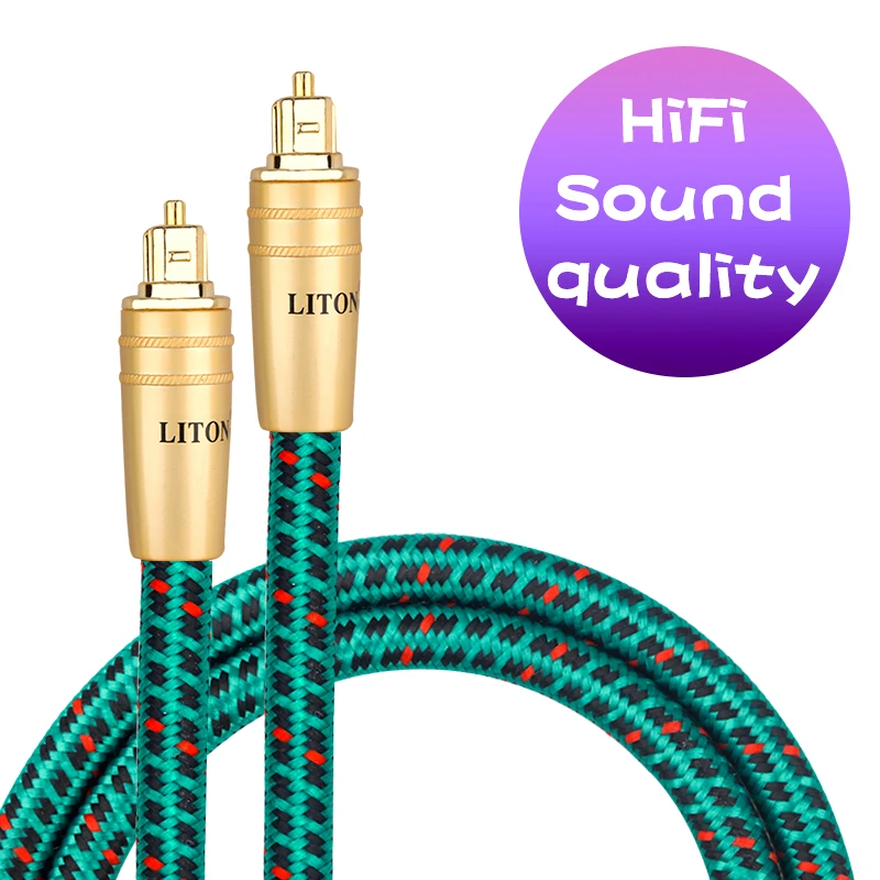 

Fever Grade HiFi Digital Optical Fiber Cable CD/DTV Power Amplifier Audio Cable