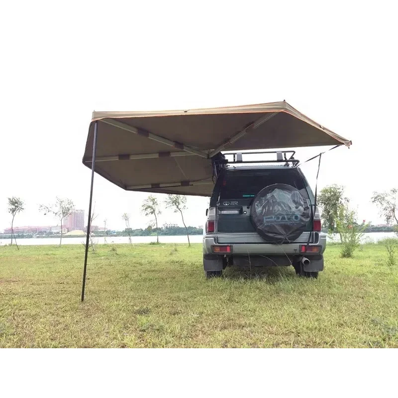 High Quality Overland 270 Degree Freestanding Camping Side Awning Waterproof Outdoor Shelter for Adventure