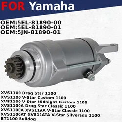 Motorcycle Starter Motor For Yamaha XVS1100 Drag Star 1100 V-Star Custom BT1100 Bulldog  XVS1100A Drag Star OEM:5EL-81890-00