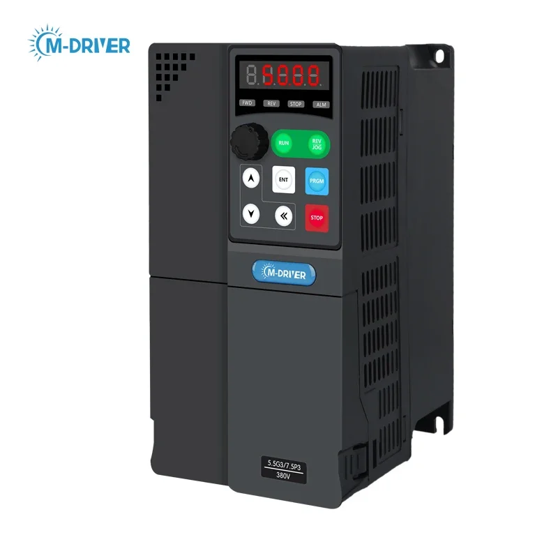 3 Phase 7.5kw VFD Drive Frequency Converter 50HZ to 60HZ Speed Variator