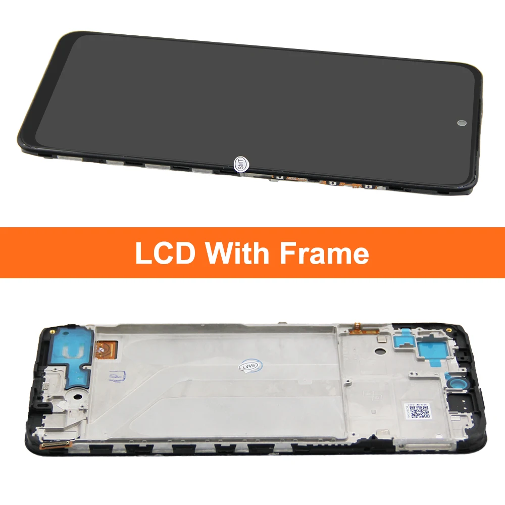 Poco M5s Display Screen Assembly, for Xiaomi Poco M5s 2207117BPG Lcd Display + Touch Screen Digitizer with Frame Replacement