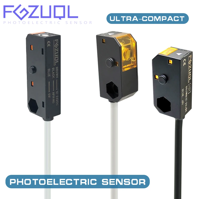 Ultra mały fotoelektryczny czujnik podczerwieni typu TR1-T15N2 TR1-D03N1, fotoelektryczny czujnik typu strumieniowego.