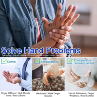 Finger and hand exercise for hemiplegia patient Rehabilitation robot glove Physical therapy for hand recovery training