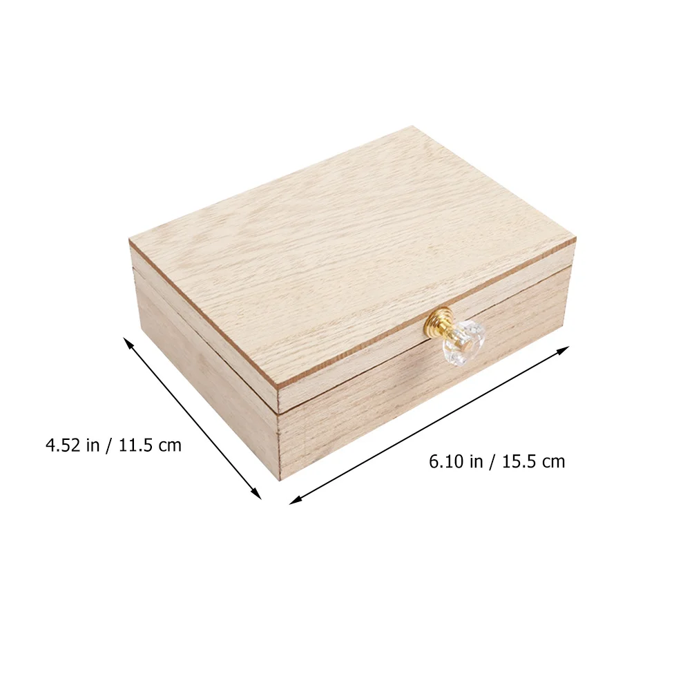 

1Pcs Wedding Ring Box Wood Material Log Style Compact Ring Display Case for Wedding Party Valentine's Day Gift