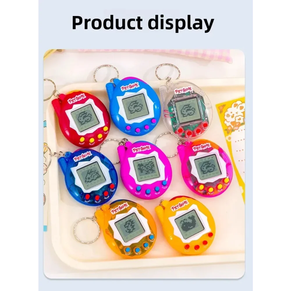 ของเล่นสัตว์เลี้ยงเสมือนจริง 3 มิติแบบอินเทอร์แอคทีฟสุดฮิต - รุ่นนักสะสม - สีฟ้าอควา |   ของขวัญที่สมบูรณ์แบบสำหรับวันหยุดและเกมเมอร์ ของเล่นทามาก็อตจิ