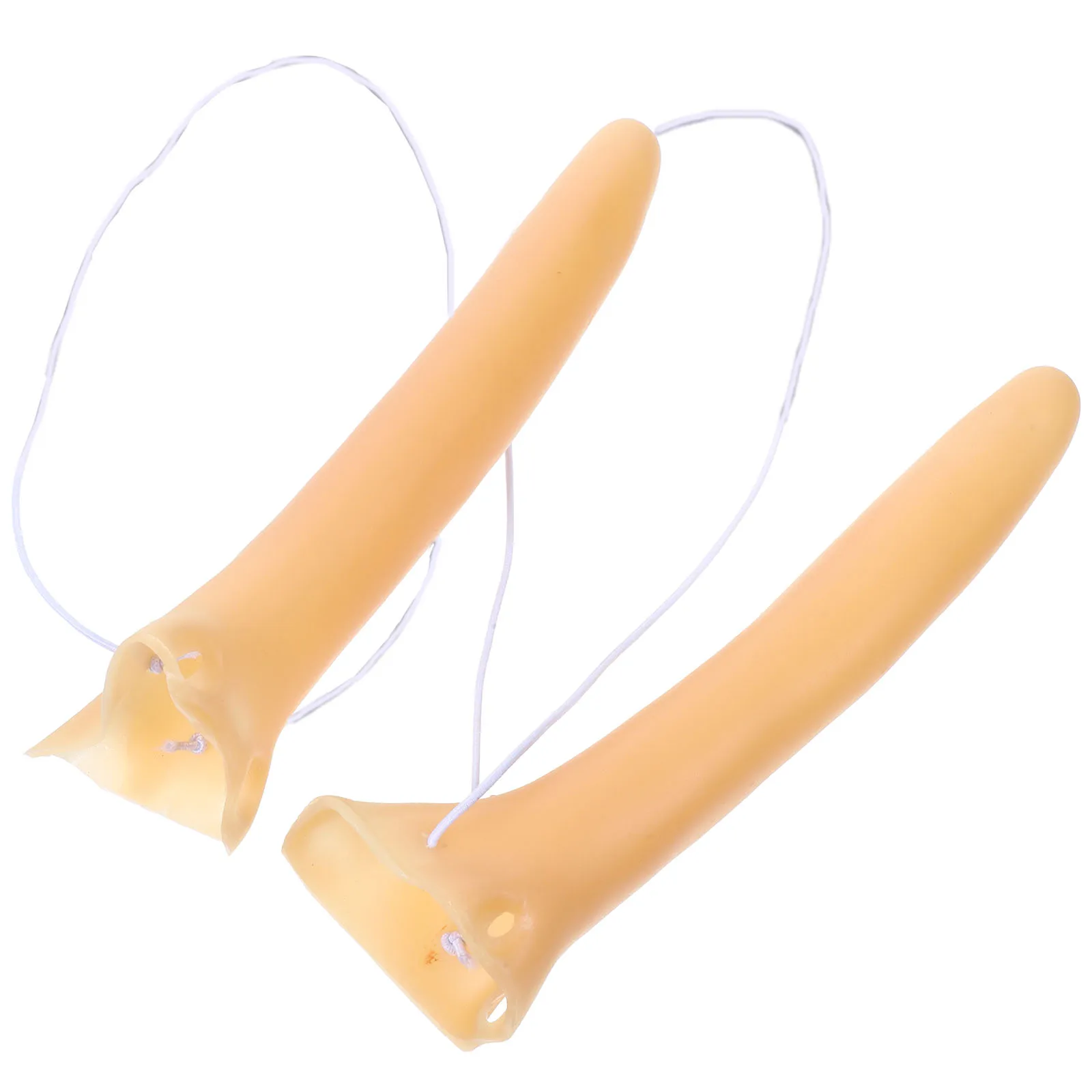 

2pcs Long Cosplay Props Halloween Party Accessories Fake For Performance Lightweight Comfortable Wearable Costume Portable