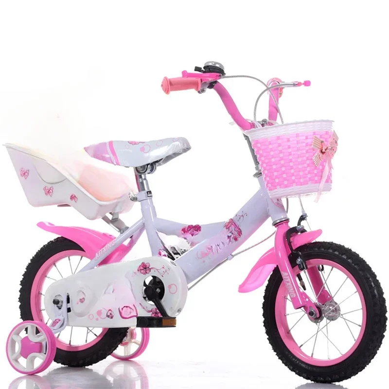 new 14 16 18 inch factory wholesale price high quality pink bicycle for girls child bike for sale kids pink girl child bike