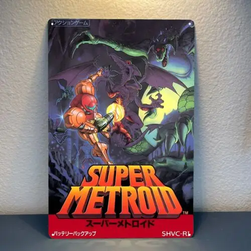 Super Video Game Metallposter Blechschild 20*30cm-Aluminium