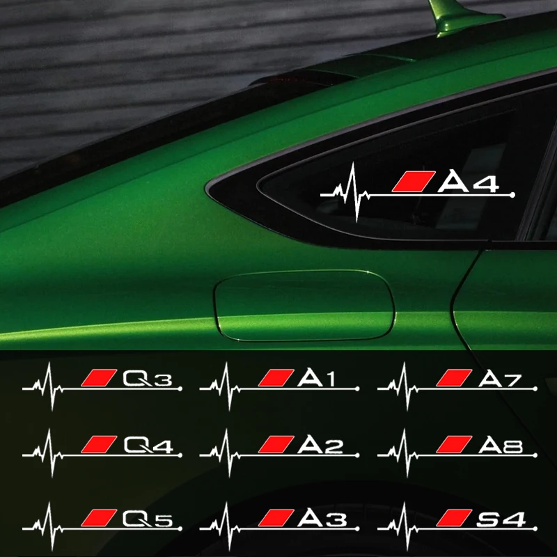 

Body Stickers Vinyl Creative Car Window Decals Decorative Accessories For Audi A1 A2 A3 A4 A5 A6 A7 A8 Q2 Q3 Q4 Q5 Q6 Q7 S6 TTS3