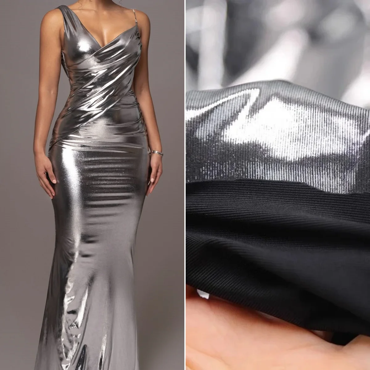 밝은 색상의 부드러운 스판덱스 소재의 핫 스탬핑 탄성 원단, 댄스 의상, 공연 의상, 웨딩 장식용