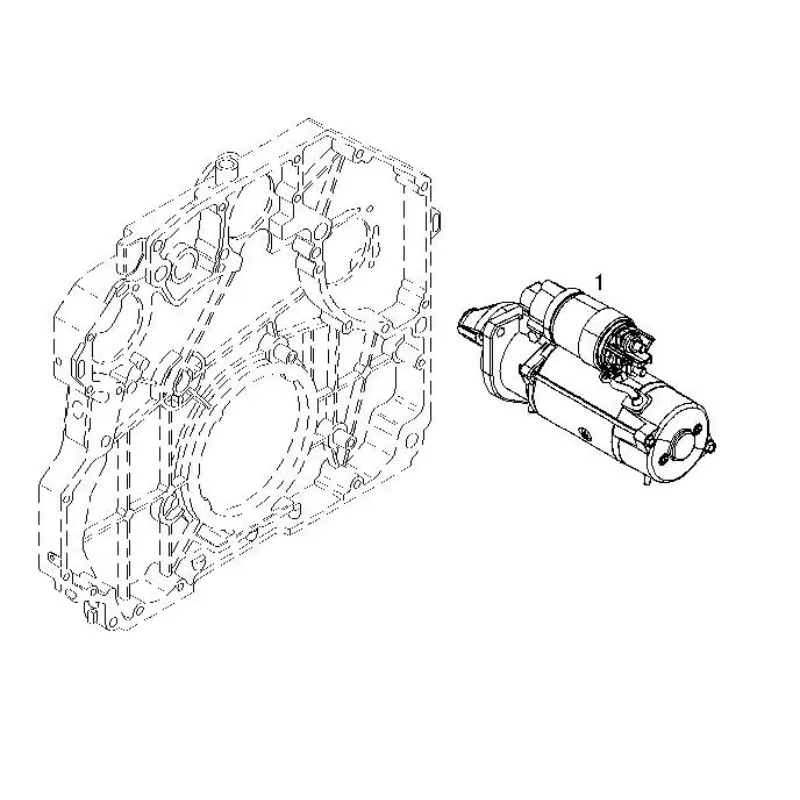 Original Factory Heavy Duty 24V Starter Motor For Deutz BF6M1013EC  Engine Part 01183681 01183239 01183716