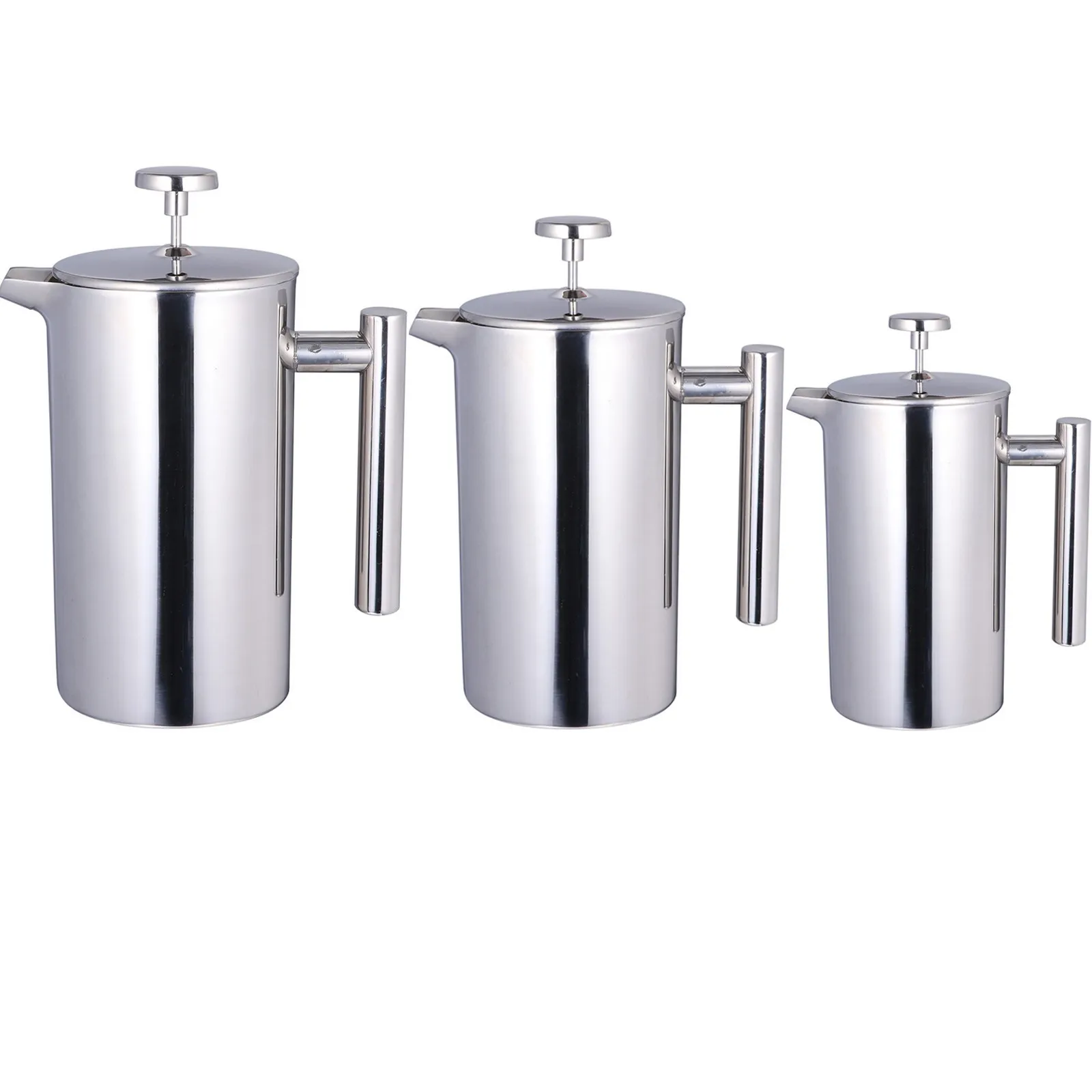 Stainless Steel Coffee Maker 1000Ml Double Wall Heat Retention Tea Maker Portable Outdoor Travel Mug Rust Proof