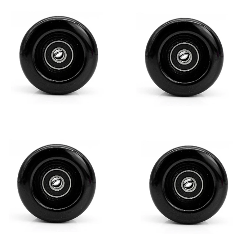 4Pcs Roller Skate Wheels with Bearings for Double Row Skating,Outdoor/Indoor Quad Skates and Skateboard,32mm x 58mm 82A