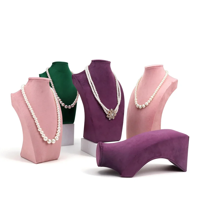 

Jewelry Mannequin Bust Necklace Display Stand for Jewelry Selling Trade Show Necklace Holder
