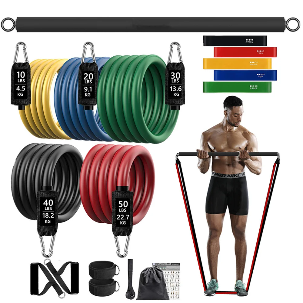 Banda elástica de resistencia para glúteos, 150lb, entrenamiento para entrenamiento en casa, ejercicio, deporte, gimnasio, conjunto de arnés con mancuernas, equipo expansor