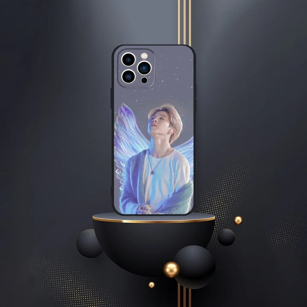 Singer J-JIMINS- Phone Case For iPhone 16,15,14,13,12,Pro,Max,11,7,8,Plus,XR,XS Max Shockproof Silicone Soft Shell