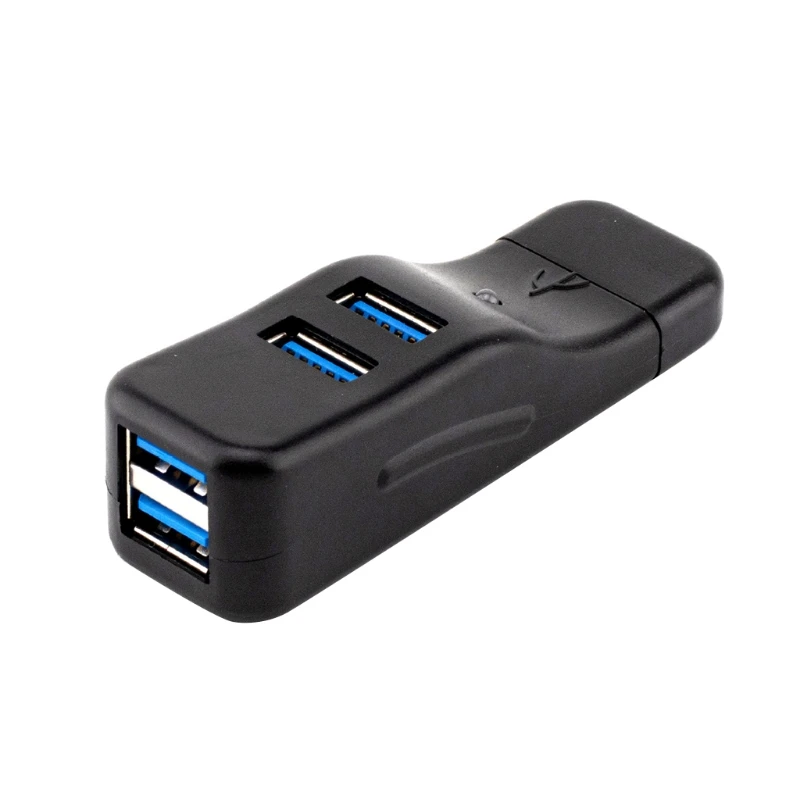 USB HUB 4 puertos USB Divisor Puerto alimentación USB Adaptador múltiple velocidad