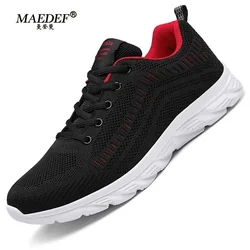 MAEDEF Men Sneakers Breathable Classic Casual Shoes Man Flexible Tennis Sneaker Outdoor Soft Comfortable Mesh Men Shoe Masculino