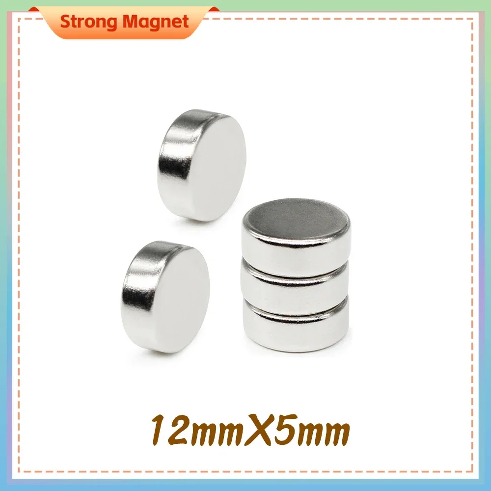 

12x5 mm Powerful Magnets 12mmx5mm Permanent Round Magnet 12x5mm Neodymium Magnet Super Strong magnetic 12*5 mm