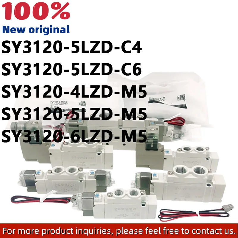 

New SMC solenoid valve pneumatic control valve SY3120-5LZD-C4 SY3120-5LZD-C6 SY3120-4LZD-M5 SY3120-5LZD-M5 SY3120-6LZD-M5