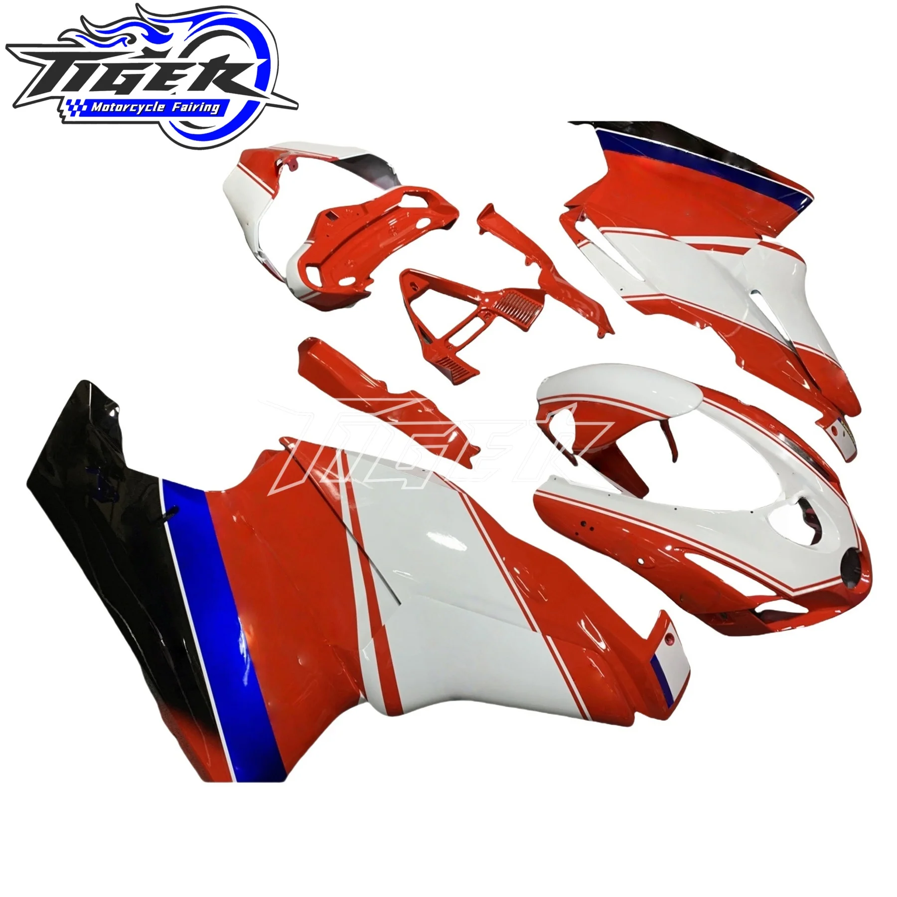 ل Ducati 749 999 2003 2004 2005 2006 03 04 05 06 دراجة نارية هيكل السيارة مجموعة حقن قالب ABS البلاستيك مجموعة Fairings كاملة