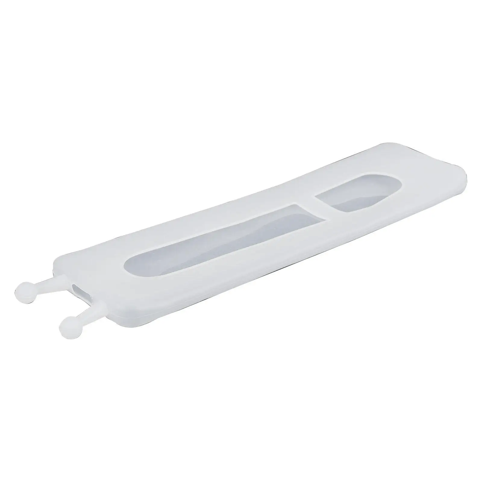 

Control Silica Gel Protector 15x4x15cm Transparent Dust Proof Remote Silicone Protector Remote Silicone Case Holder
