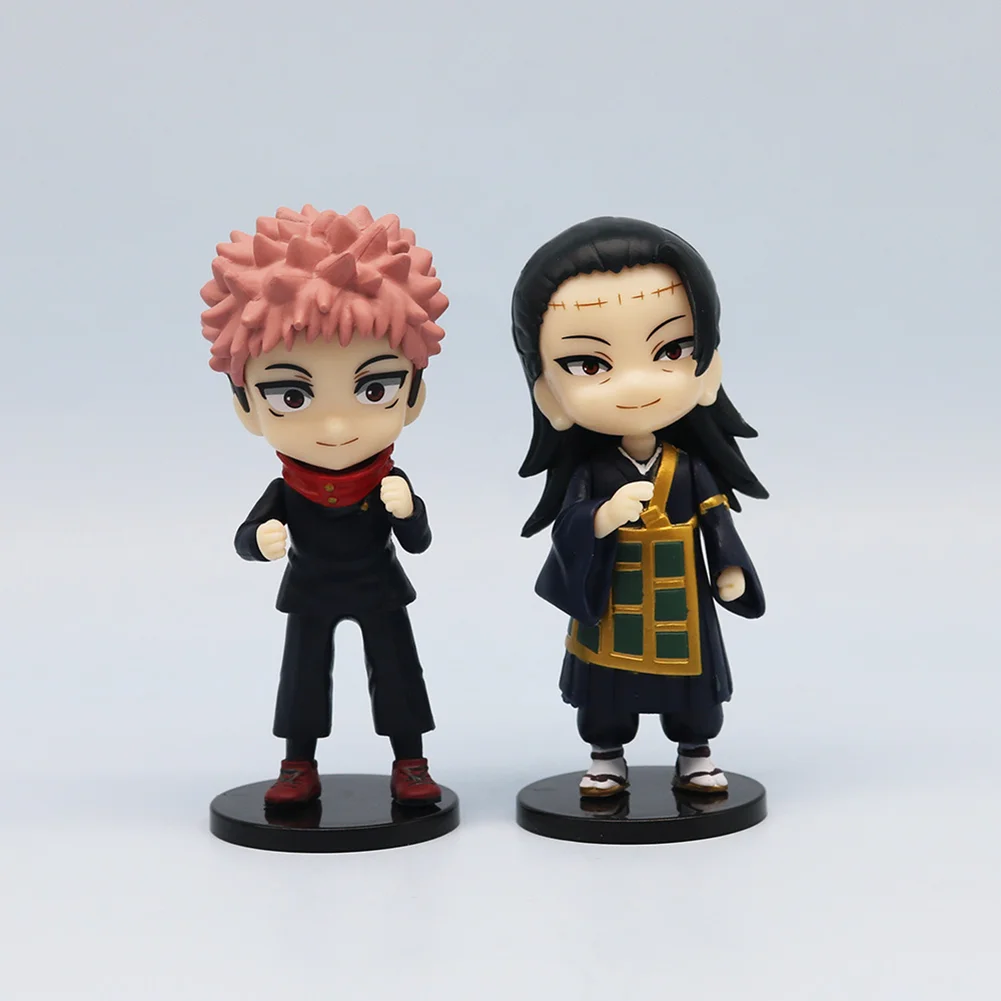 7Pcs JJK Anime Figure Gojo Geto Suguru Itadori Yuji Fushiguro Megumi Ryomen Sukuna Action Figure PVC  Figurine Model Toys Gifts - view 4